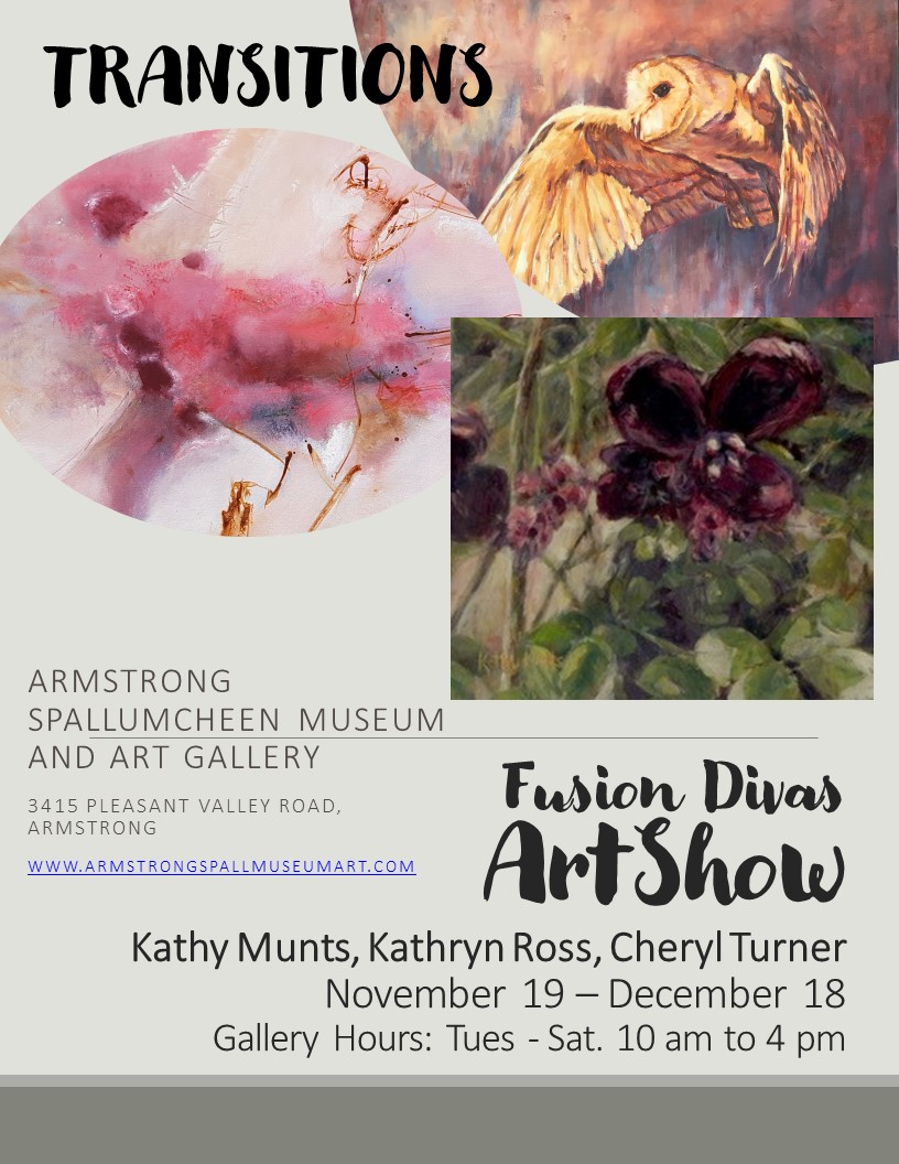 November Art Show – Transitions – Armstrong Spallumcheen Museum & Art 